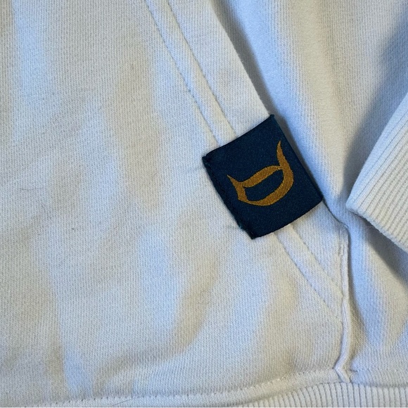 Disney Parks Disneyland Icons Zip Hoodie Jacket Castle Embroidered White Large - Picture 4 of 10